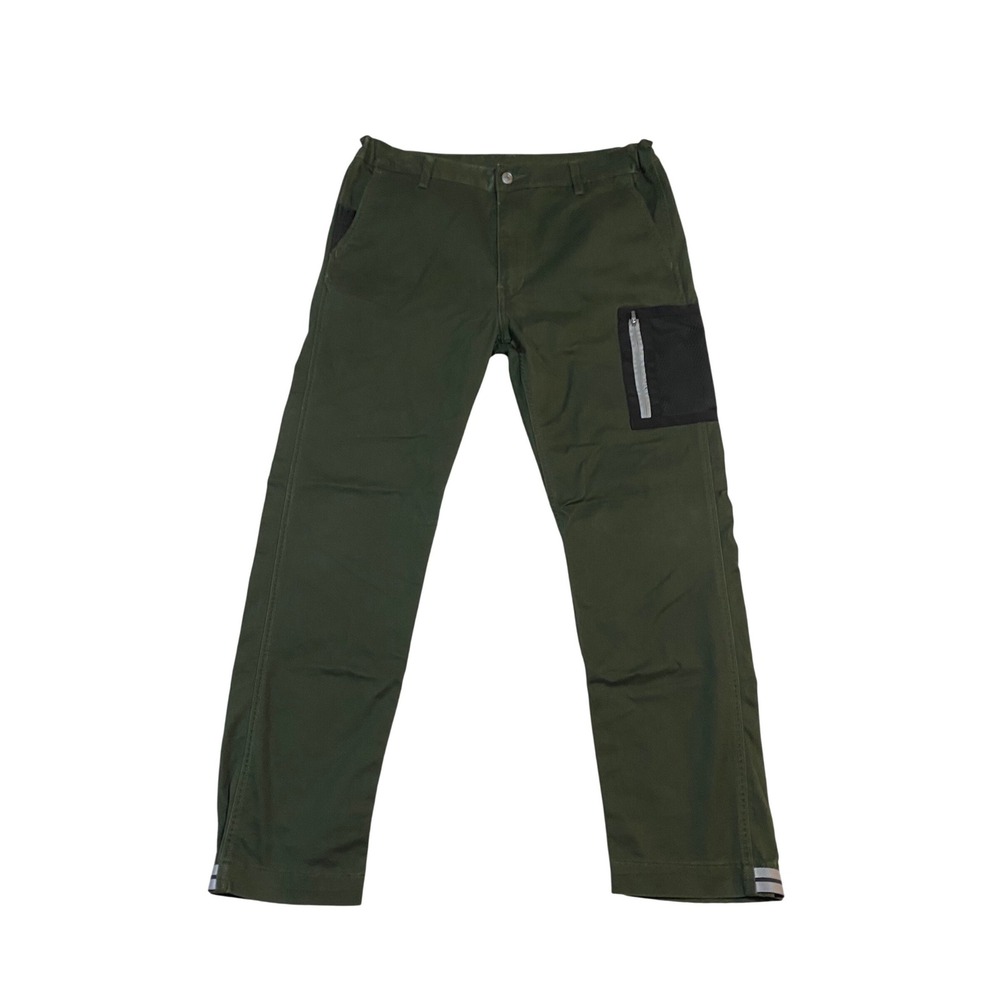 Levis Performance Premium Utility Pants Mens Green Cargo Reflective 34x32(29)